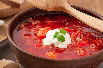 polévka tradiční boršč